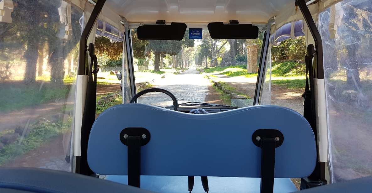 Rome: Appian Way Private Tour by Golf Cart -Official Partner - Key Points