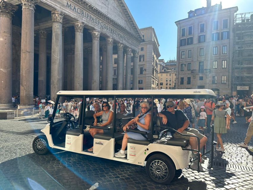 Rome: Hidden Gems and Catacombs Tour by Golf Cart - Key Points