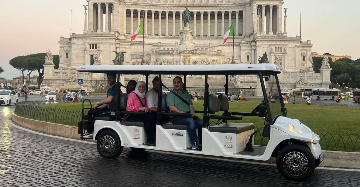 Rome: Private Golf Cart City Highlights Tour - Key Points