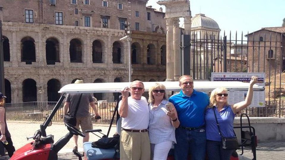 Rome Private Golfcart Tour - Key Points