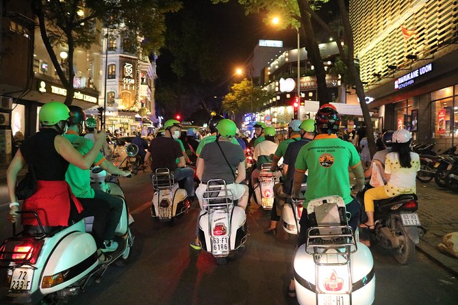 Saigon Vespa By Night Street Food Tour 4,5 Hours - Key Points