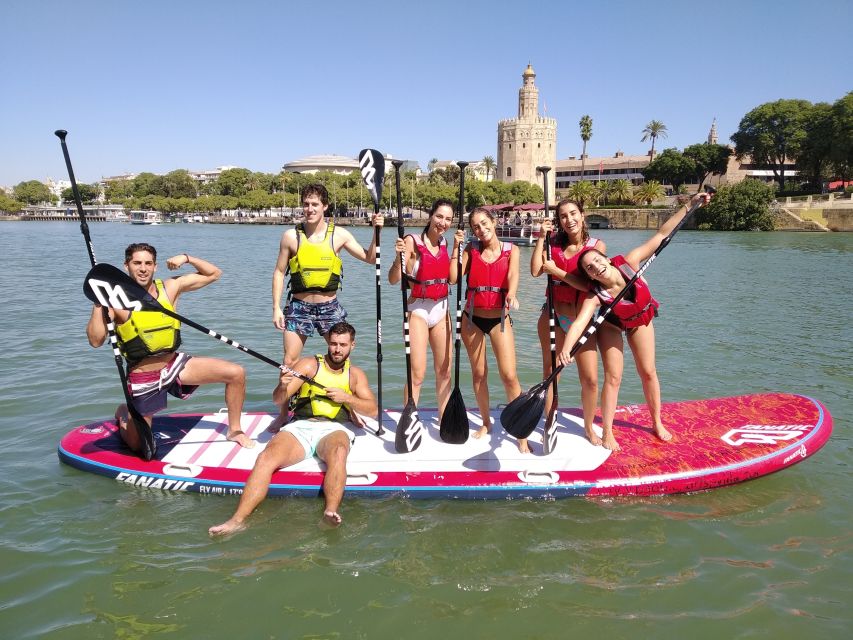 Seville: Group Giant Paddle-Boarding Session - Key Points