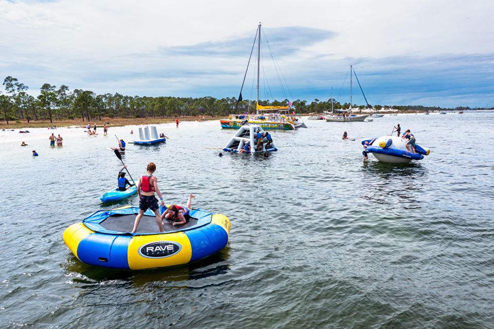 Shell Island: Water Park and Dolphin Watching Boat Trip - Key Points