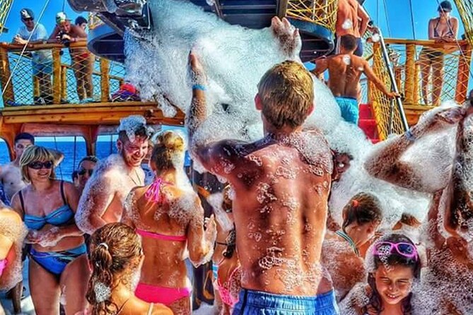 Side: Full Day Boat Trip With Lunch & Foam Party & Animation - Key Points