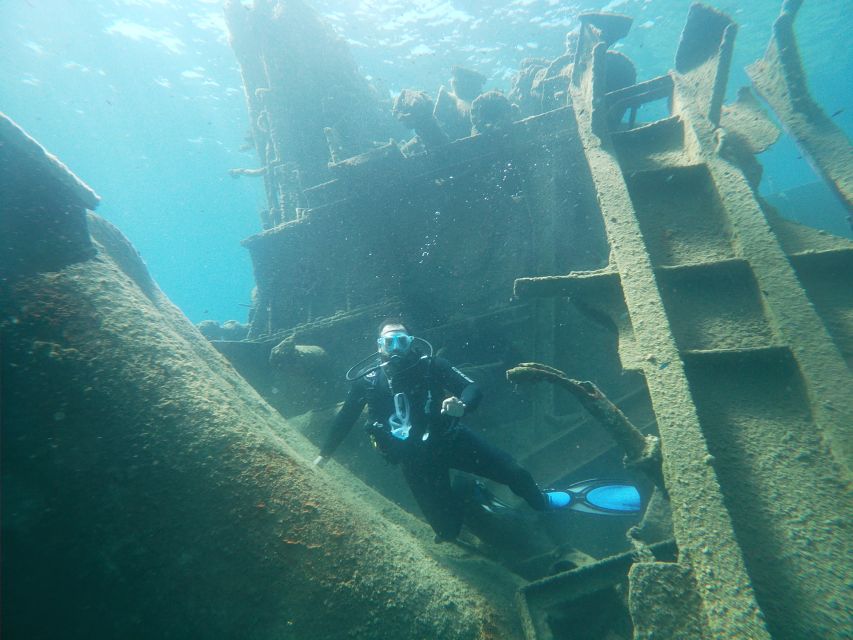 South Crete: Byron Shipwreck Dive With an Instructor - Key Points