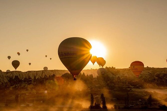 sunrise hot air balloon flight in cappadocia fairy chimneys Sunrise Hot Air Balloon Flight in Cappadocia (Fairy Chimneys)