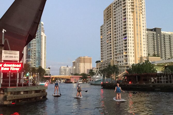 Sunset on Paddleboard Experience in Las Olas Fort Lauderdale - Key Points