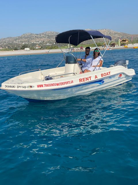 Traganou Beach: Small Boat Rental Without License - Location and Provider