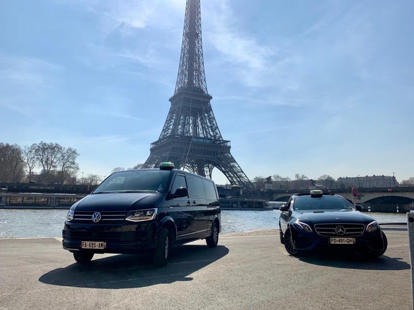 Transfer by Official Taxi Paris CDG Orly Disney Airport - Key Points