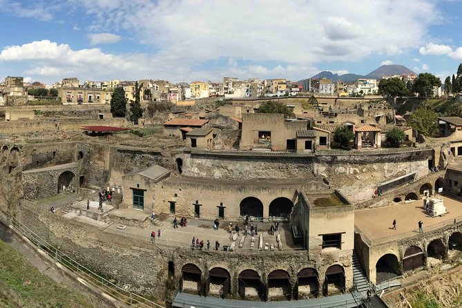 Transfer From Naples to Sorrento With Stop at Herculaneum - Key Points