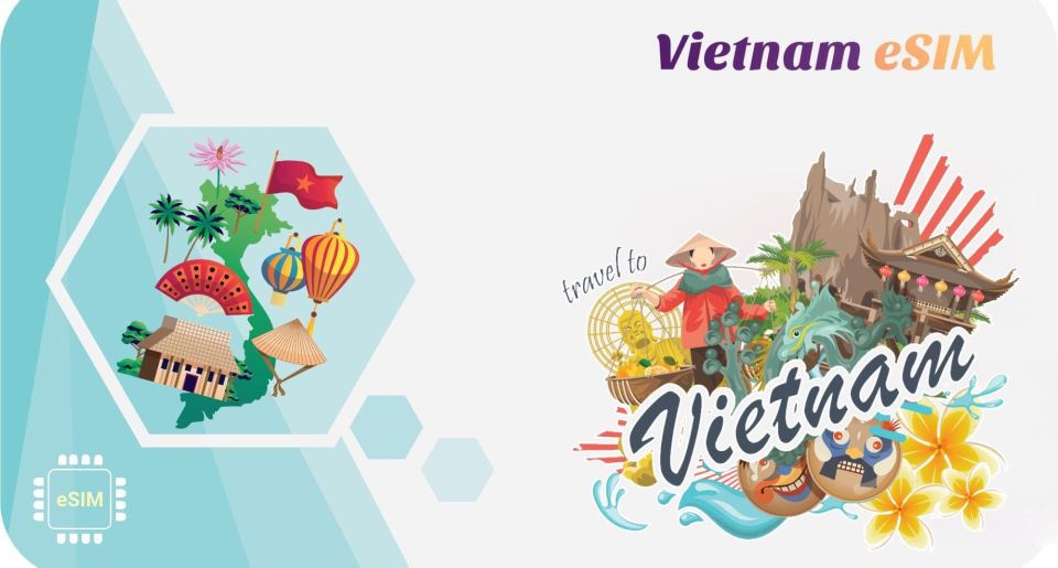 Vietnam Data Esim: 7gb/Daily - 5 Day - 15day - 30day - Key Points