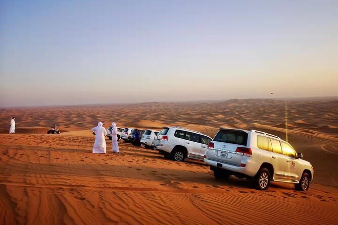 VIP Desert Sarafi: Sandsarari, Quad Bike, Camel Ride & BBQ at Luxury Camp - Key Points