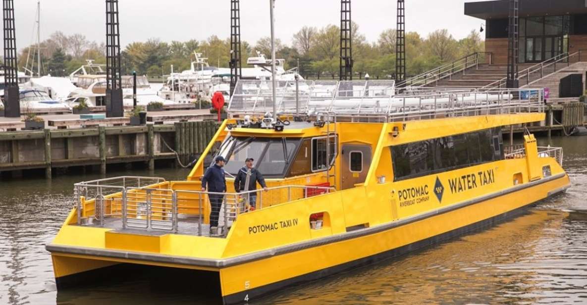 Washington DC: 1 or 2-Day Unlimited Water Taxi Pass - Key Points