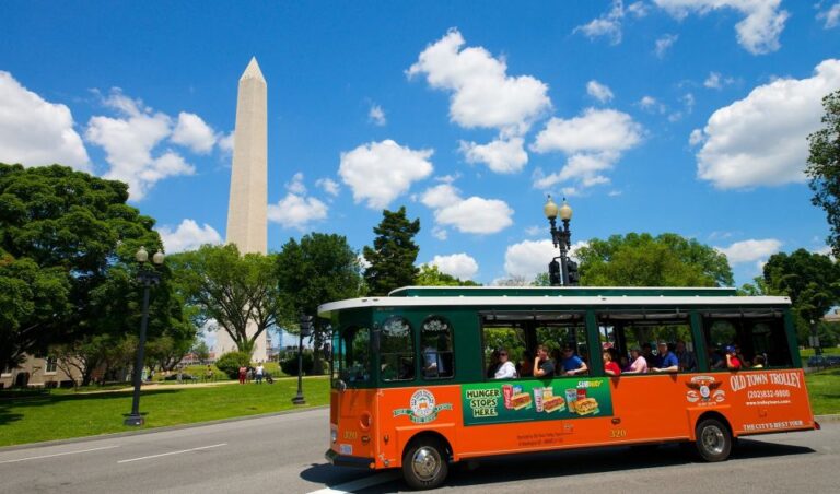 Washington, DC: Old Town Hop-On Hop-Off Trolley City Tour