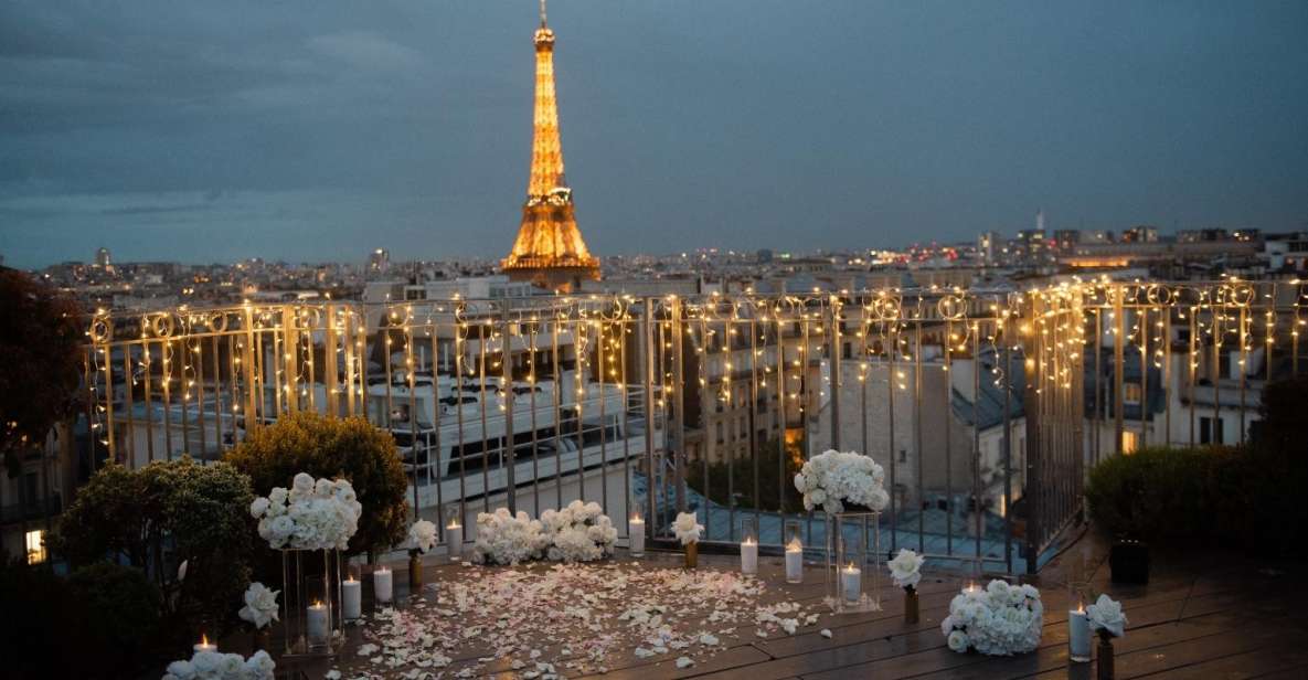 Wedding Proposal on a Parisian Rooftop With 360 View - Key Points