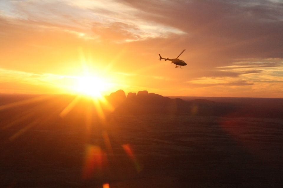 Yulara: Uluru and Kata Tjuta Sunset Helicopter Tour - Key Points
