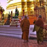 1754609 revision v1 In English: Offerings and Songs of the Monks at the Doi Suthep Temple