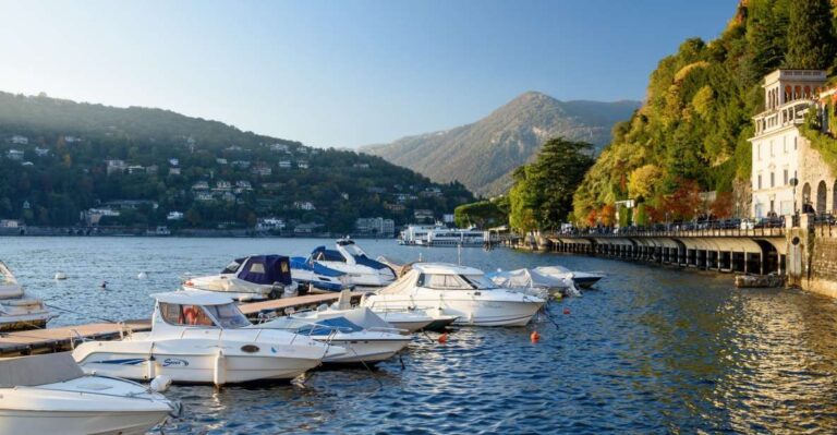 3 Hours Private Boat Tour Como Lake