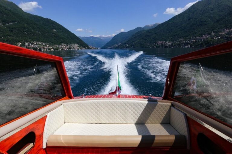 3H Lake Como Private or Shared Tour on Wooden Boat