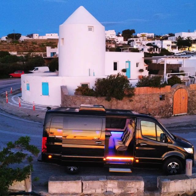 4 Hours Private Mykonos Island Tour by Luxury Minibus