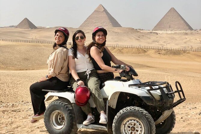 1 4 hours private tour giza pyramids sphinx quad bike atv and camel ride 4-Hours Private Tour Giza Pyramids Sphinx Quad Bike ATV and Camel Ride
