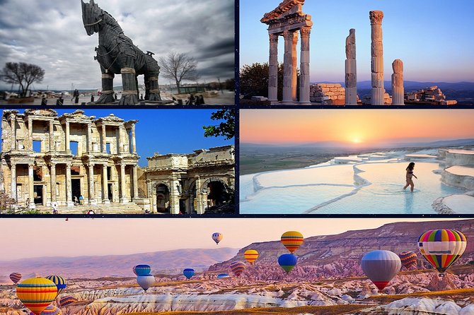 6 Days Turkey Tour Cappadocia, Ephesus, Pamukkale, Gallipoli, Troy Tour