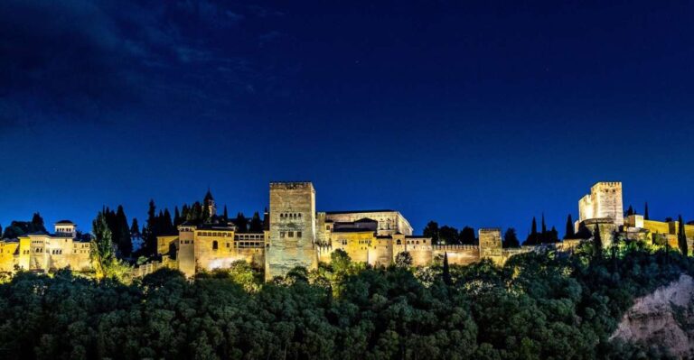 Alhambra: Nasrid Palaces Guided Night Tour Without Tickets