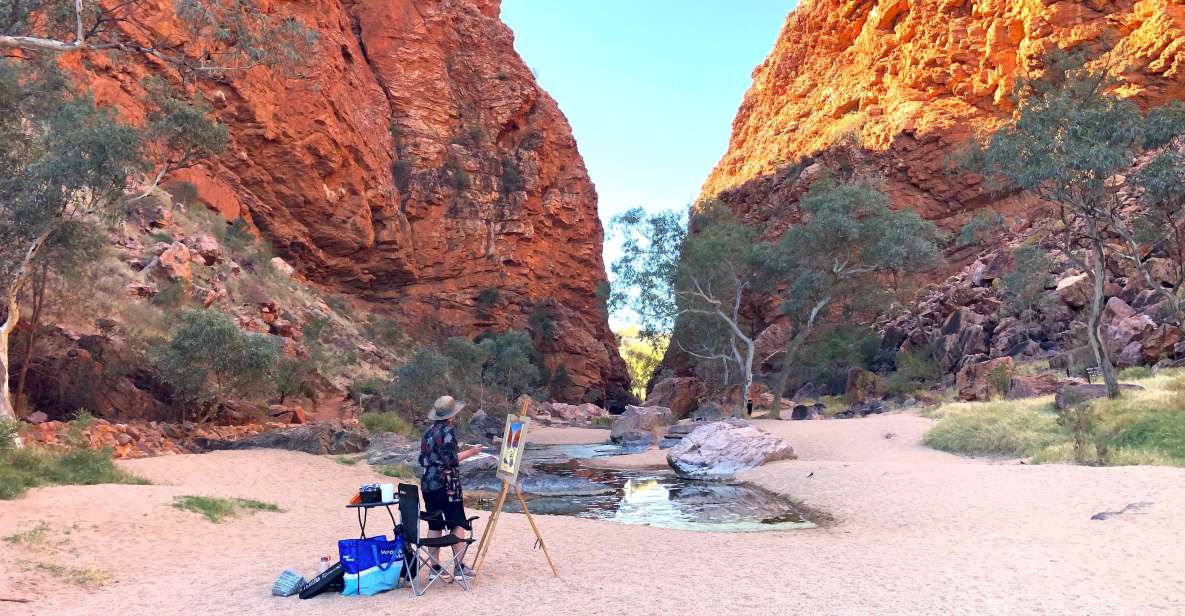 1 alice springs simpsons gap sunset watercolor painting class Alice Springs: Simpsons Gap Sunset Watercolor Painting Class