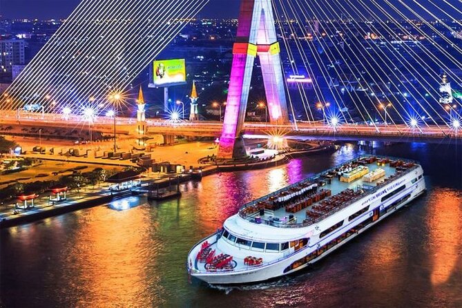 1 bangkok ticket dinner cruise chaophraya river with live music by white orchid BANGKOK: Ticket Dinner Cruise Chaophraya River-with Live Music by White Orchid