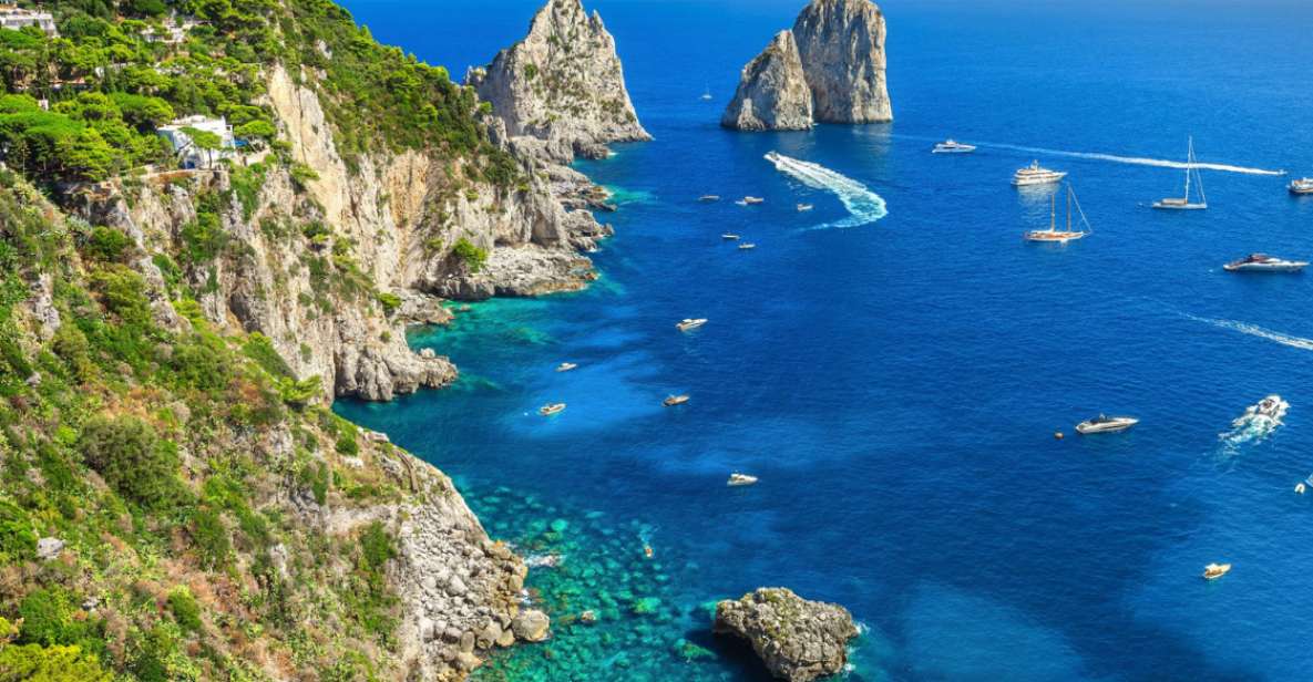 1 boat cruise capri from salerno Boat Cruise: Capri From Salerno