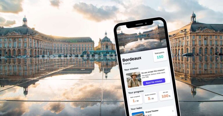 Bordeaux: City Exploration Game and Tour on Your Phone