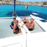 1 chania private day catamaran cruise with swimming and meal Chania: Private Day Catamaran Cruise With Swimming and Meal
