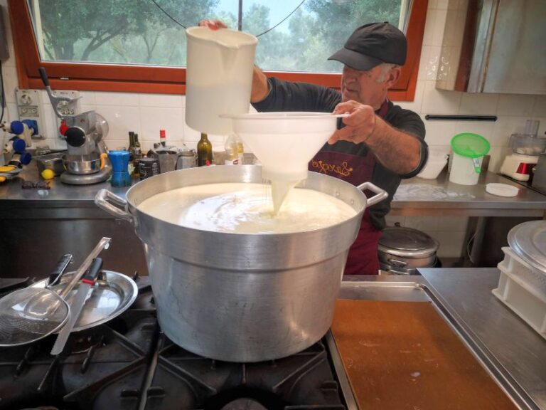 Cheese Making and Tasting Tour From Cagliari With Lunch