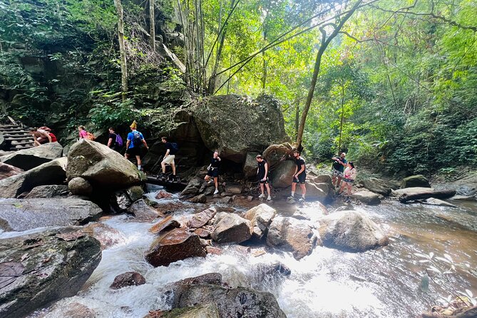 Chiangmai Half Day Package Tour- Waterfall, Tubing & Elephants