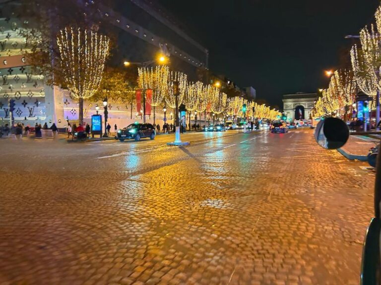 Christmas Lights  Private City-Tour in a Modern Rickshaw