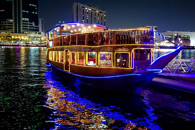 Combo Dubai Frame Dhow Cruise Marina Dinner