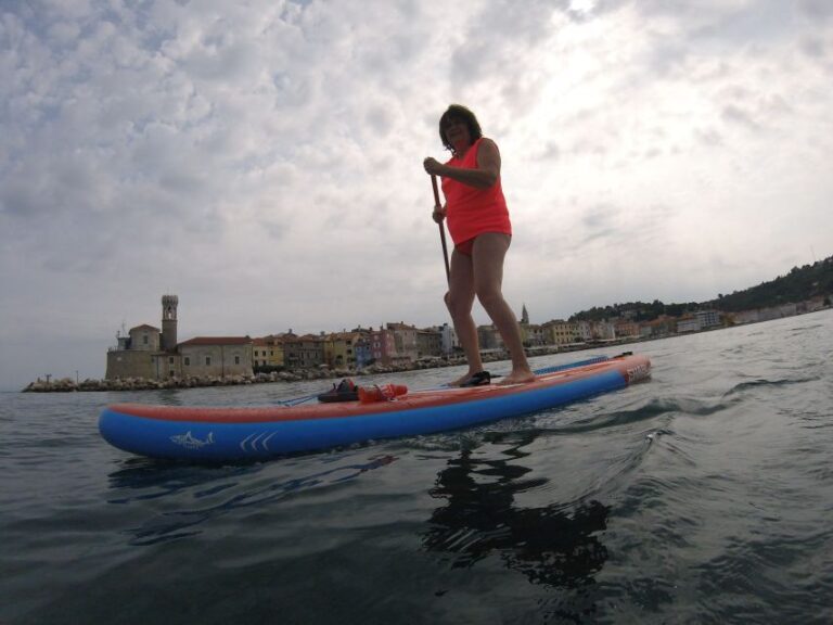 Exploring the Coast: SUP Adventure From Piran to Strunjan