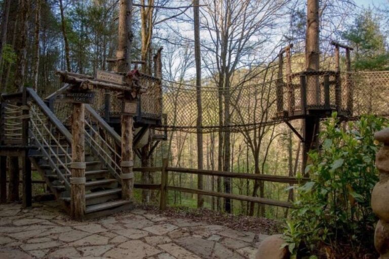 Foxfire Mountain: Hiking & Swinging Bridge Family Adventure