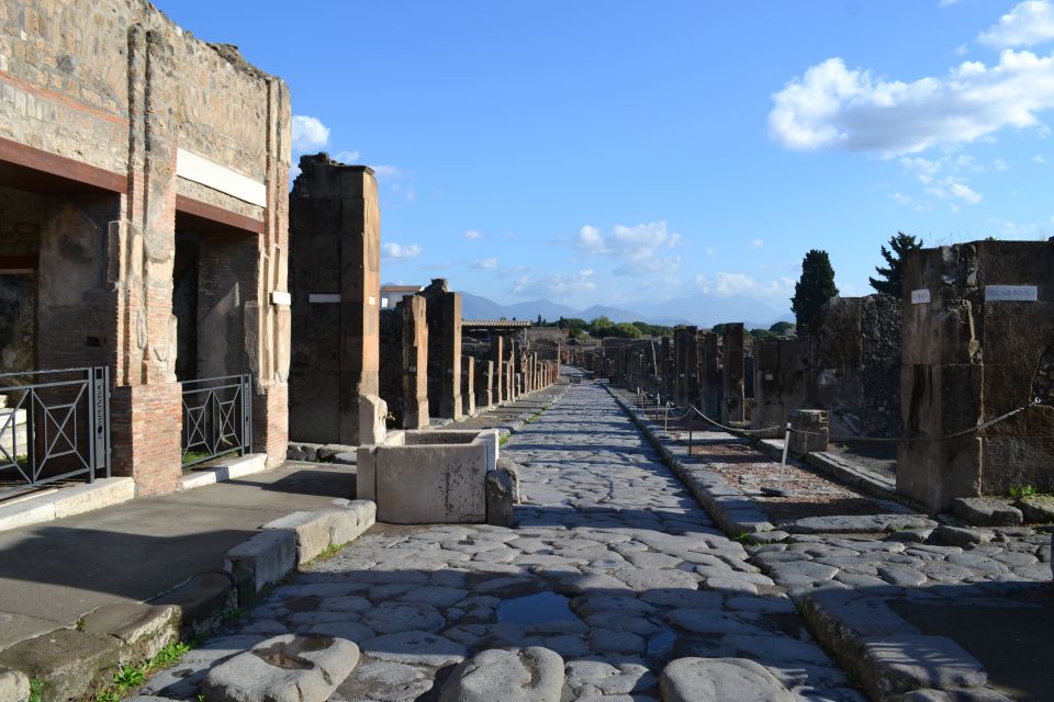 From Amalfi Coast: Transfer to Naples With Pompeii Tour