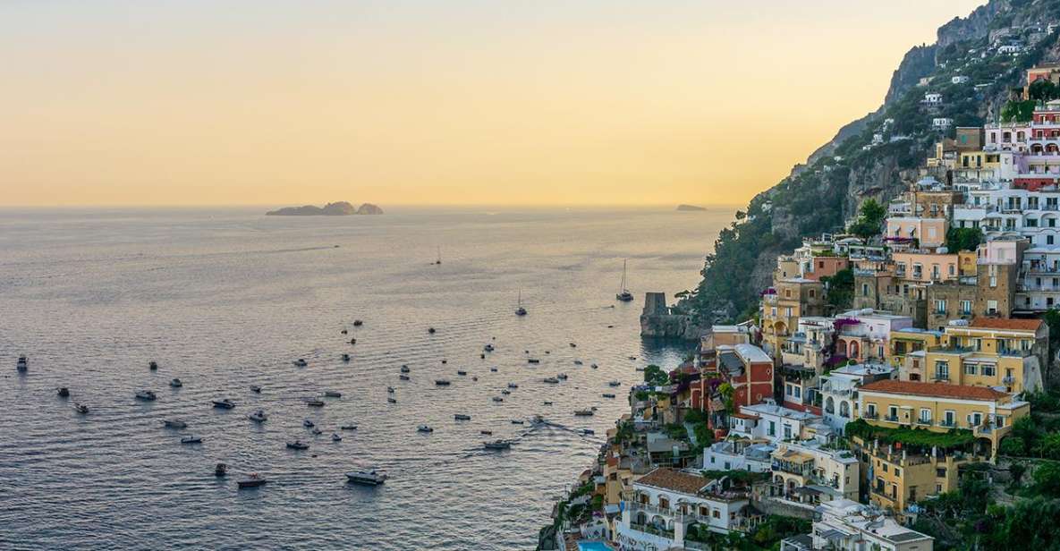 From Amalfi: Private Sunset Cruise Along the Amalfi Coast