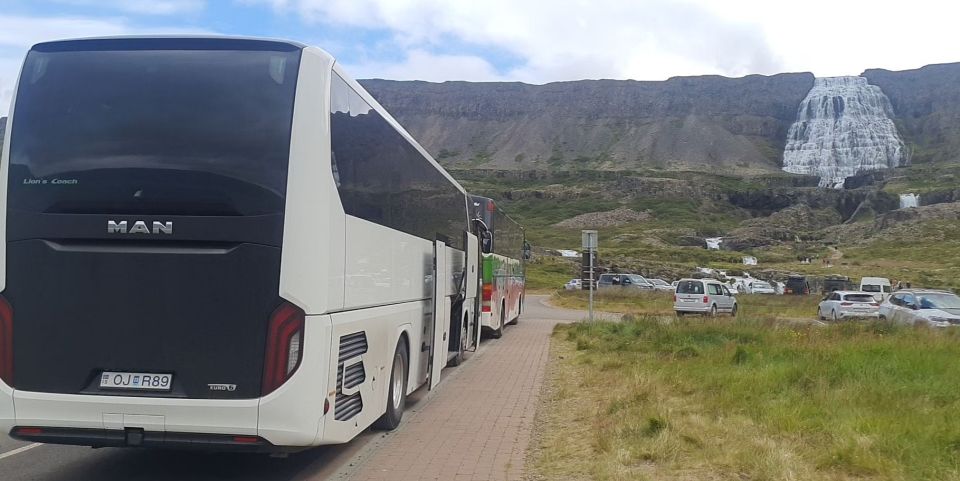 From Isafjordur: Dynjandi Waterfall Guided Day Trip by Bus