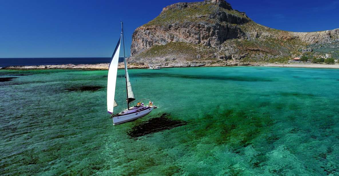 1 from kissamos balos gramvousa sailing cruise with lunch From Kissamos: Balos Gramvousa Sailing Cruise With Lunch