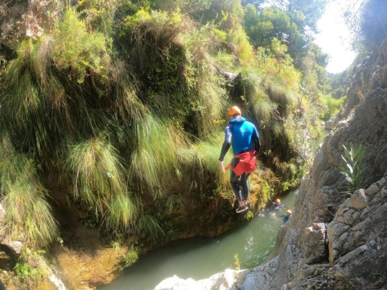 From Málaga: Guadalmina River Guided Canyoning Adventure