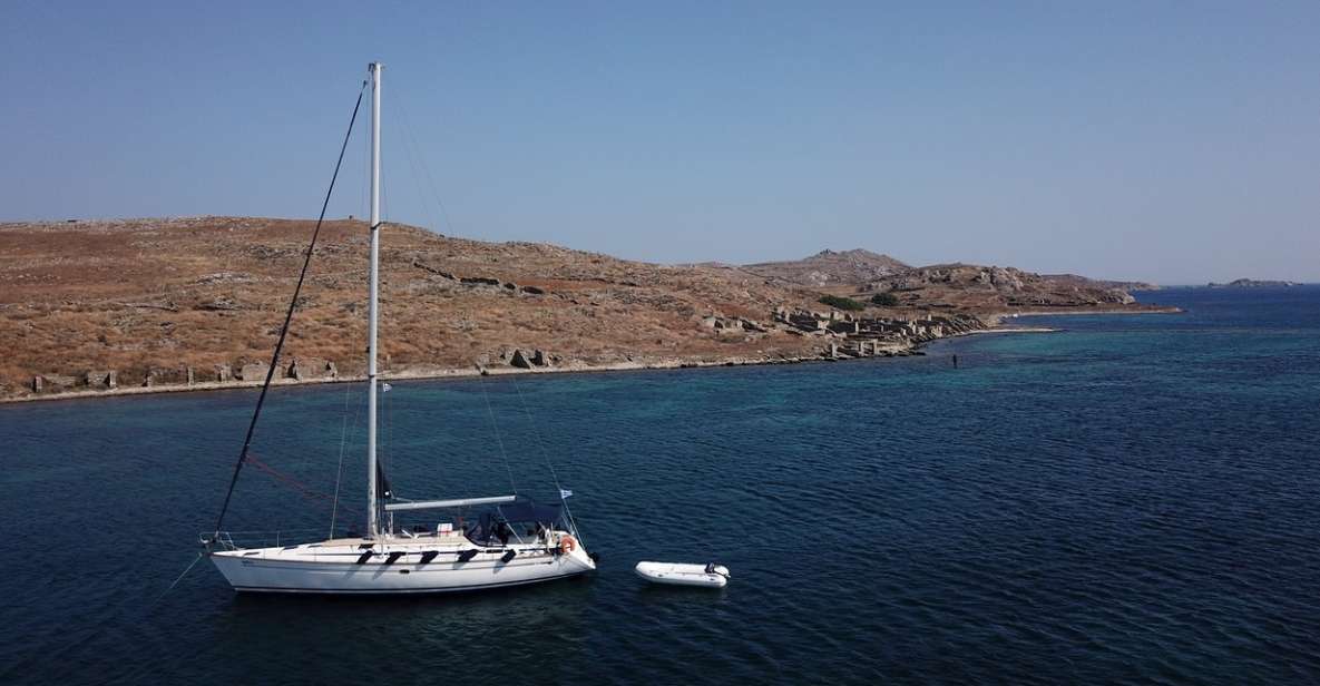 1 from mykonos delos rhenia all inclusive cruise with lunch From Mykonos: Delos & Rhenia All-Inclusive Cruise With Lunch