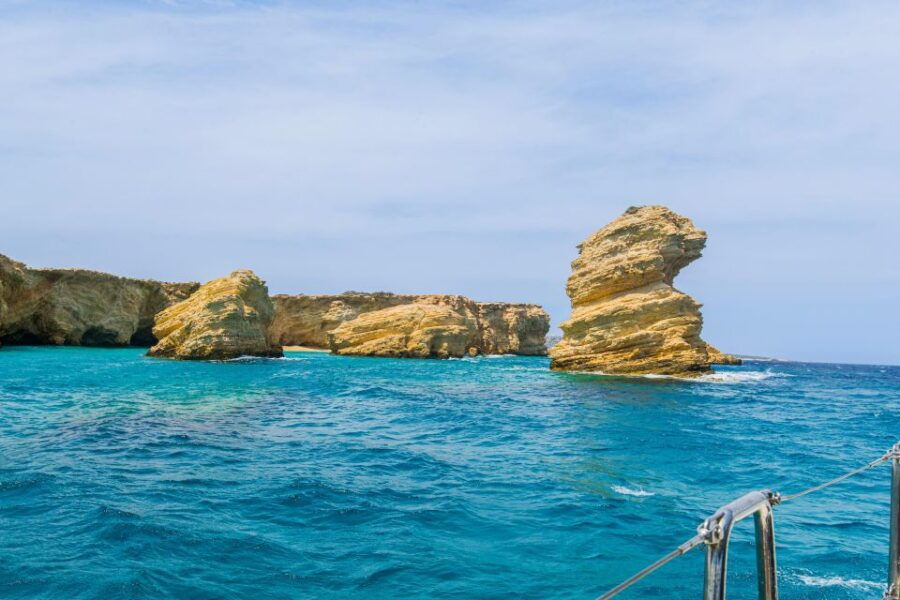 From Paros: Koufonisia & Naxos Sailing Cruise With Lunch