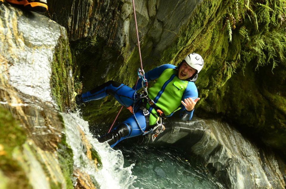 From Queenstown: Mount Aspiring Full-Day Canyoning Adventure - Booking Information