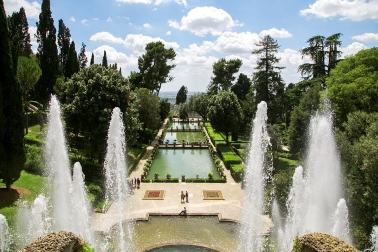 From Rome: Villa DEste and Hadrians Villa Tivoli Day Tour