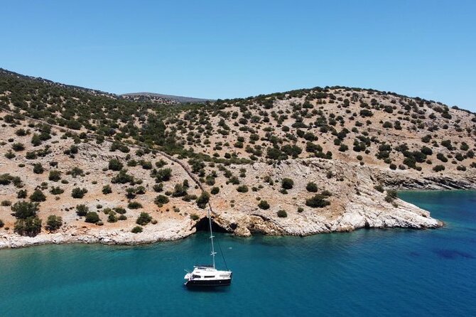 Full Day Yacht Tour in Catamaran Naxos Greece