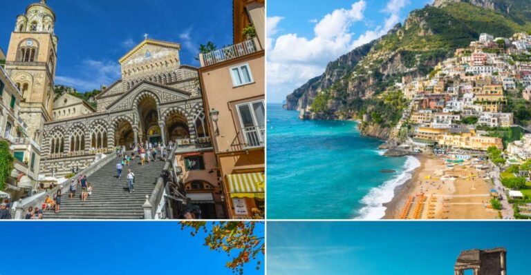 Grand Tour 10hours: Amalfi Coast, Sorrento & Pompeii Ruins