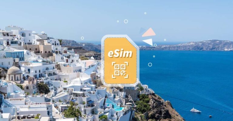 Greece: Europe 5G Esim Mobile Data Plan